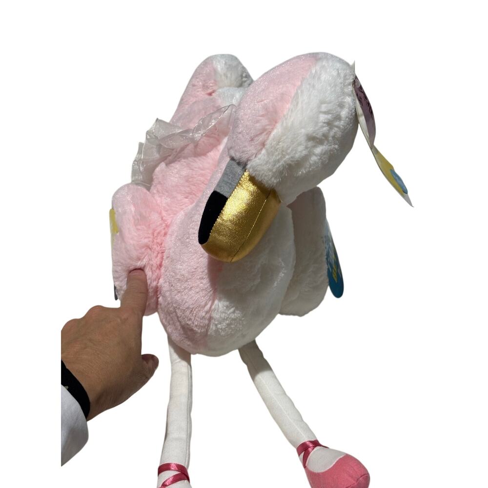 Claire’s 2 sided stuffed swan w/ tutu and I’m the better half per side nwt